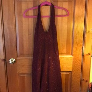 Sparkly ruby red prom dress!